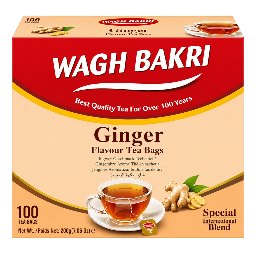 Wagh Bakri Ginger Tea Bags 100 bags buy online USA - 1